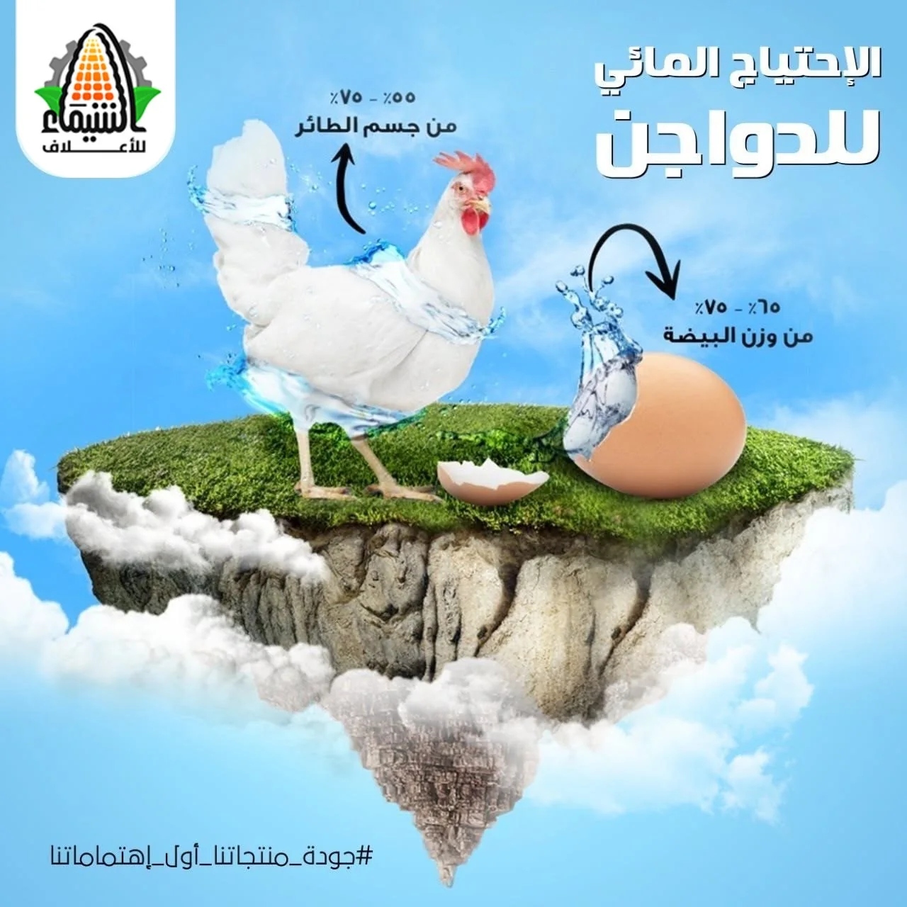 اختبار الأعلاف في معمل التحاليل للتأكد من مطابقتها