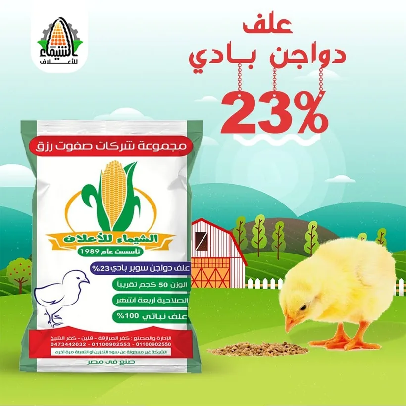 علف دواجن سوبر بادي 23%